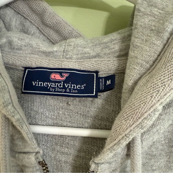 Vineyard vines men’s gray Zip-Up Hoodie size M sweatshirt jacket - Picture 3 of 8